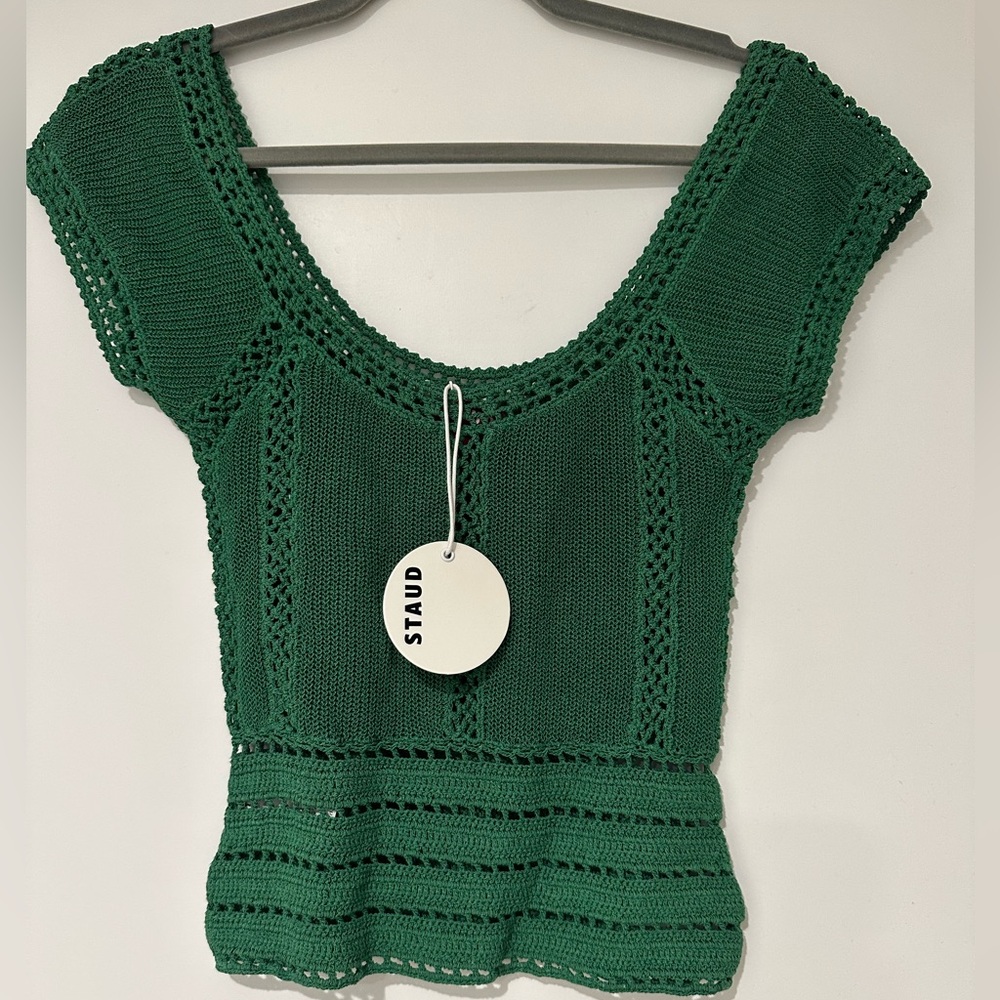 STAUD green eyelid top one of one